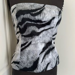 White House Black Market Corset Top Size 8